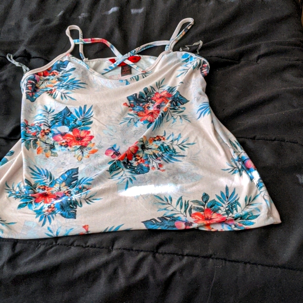 Flower tank top